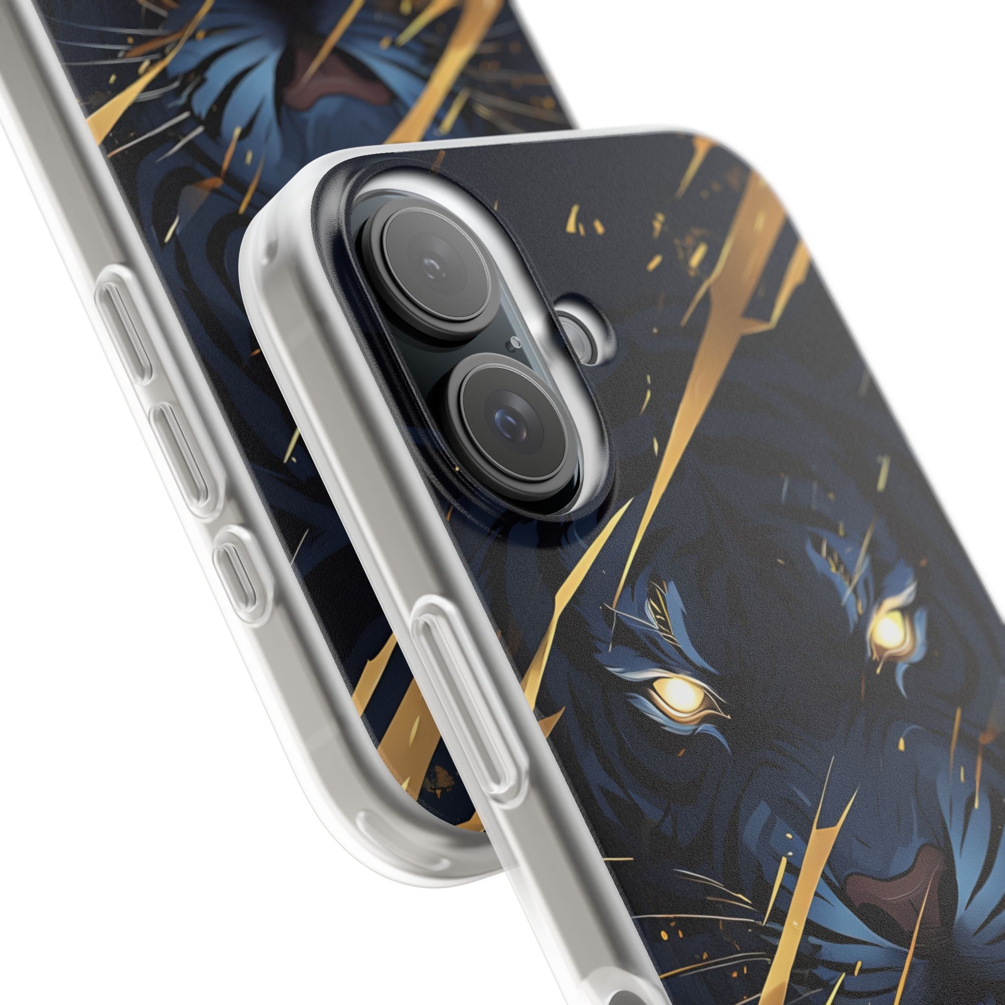 Obsidian Gold Predator · Soft Coque de téléphone pour iPhone