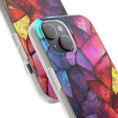Cracked Prism iPhone 15 Case - Soft