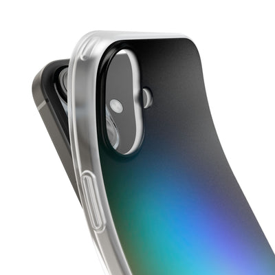 Black Lite Phone Case for iPhone - Electric Prism Grain