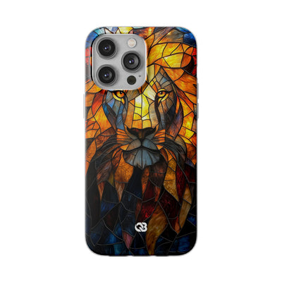 Amber Glass Lion · Soft Phone Case for iPhone