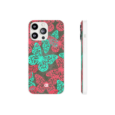 Electric Papillon · Lite Phone Case for iPhone ·  Pink