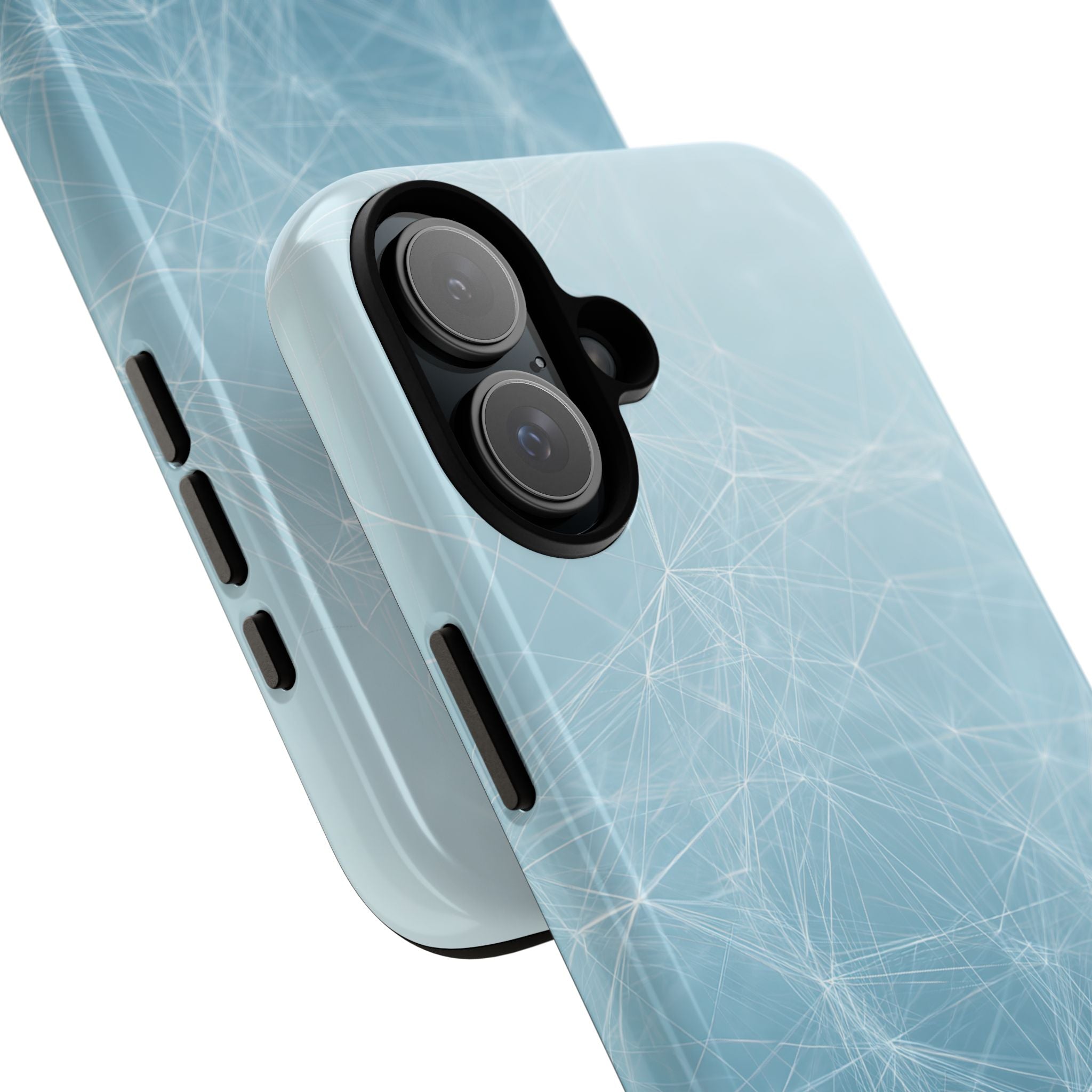 Teal Tough Phone Case for iPhone - Arctic Digital Nexus