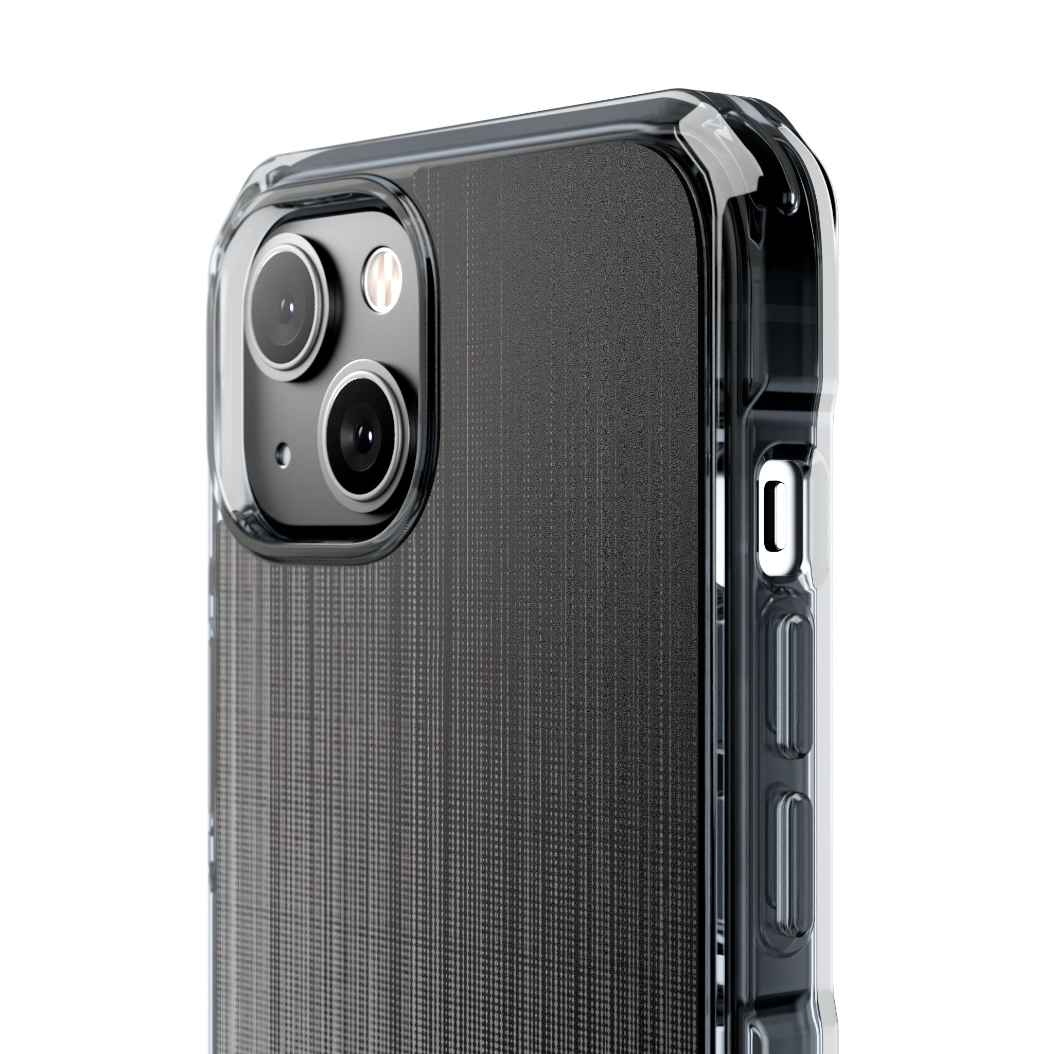 Grey Impact MagSafe Phone Case for iPhone - Static Vertical Dither