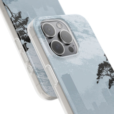 Grey Lite Phone Case for iPhone - Steel Slate Zen