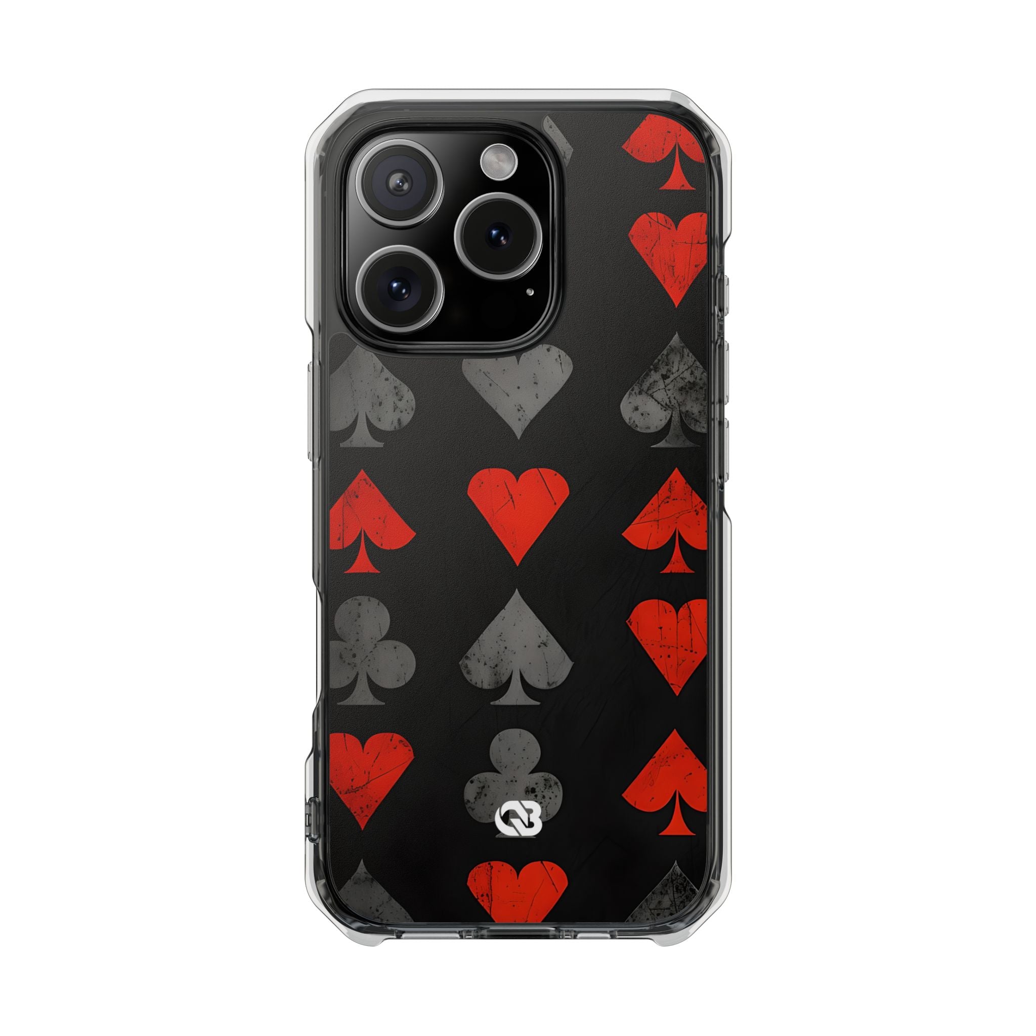 Crimson Ash Suits · Impact Hoesje voor iPhone · Magsafe