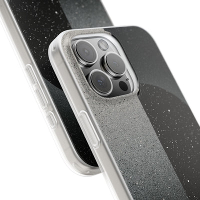 Black Lite Phone Case for iPhone - Lunar Static Orbit