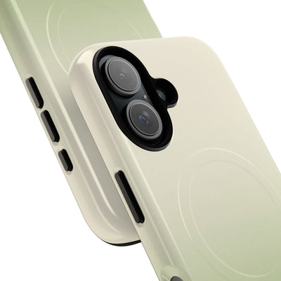 Green Tough 2.0 Magsafe Phone Case for iPhone - Bone Sage Fade