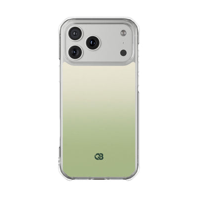 Muted Sage Ombre · Clear Impact Magnetic Phone Case for iPhone · Green