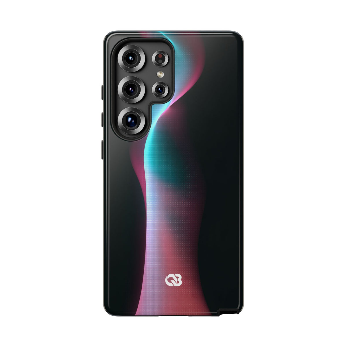 Neon Pixel Flow · Tough Phone Case for Samsung · Black