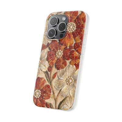 Carnelian Pearl Bloom · Lite Phone Case for iPhone ·  Orange