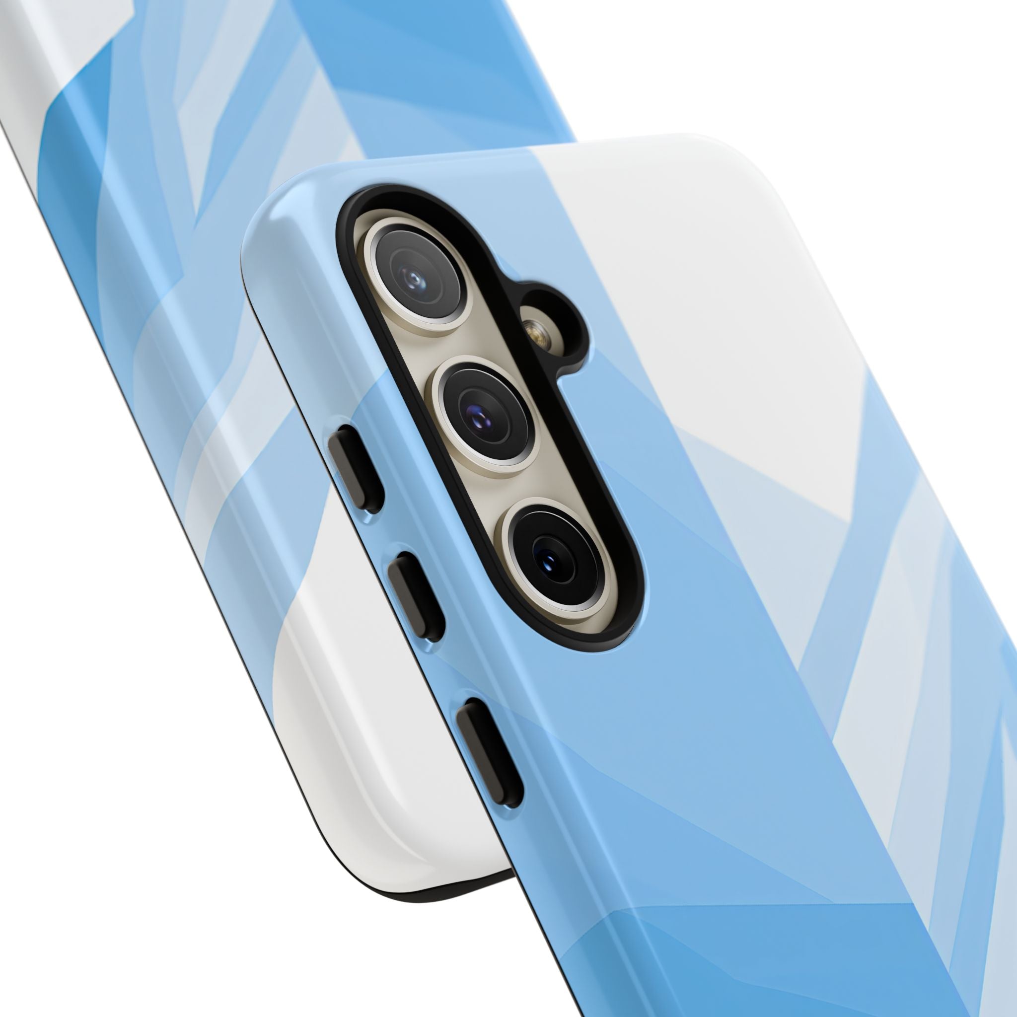 Blue Tough Phone Case for Samsung - Arctic Glacial Ridge