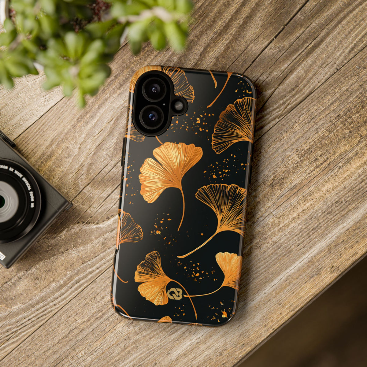 Gilded Ginkgo · Tough Phone Case for iPhone · Gold