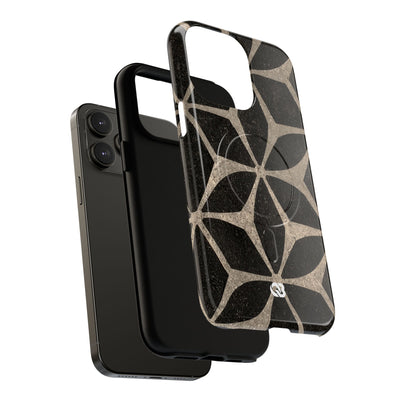 Concrete Mosaic Star · Tough 2.0 Magnetic Phone Case for iPhone · Black