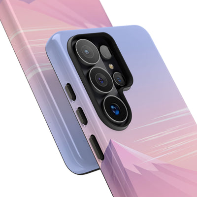 Purple Tough Phone Case for Samsung - Lavender Alpine Dawn