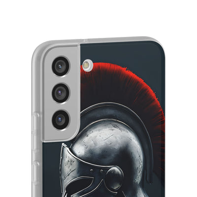 Steel Spartan Plume · Soft Phone Case for Samsung