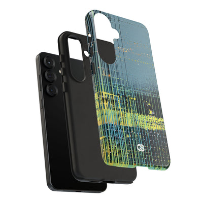 Acid Raster Circuit · Tough Phone Case for Samsung · Teal