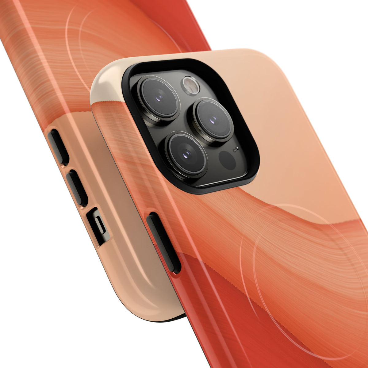Terracotta Flow · Tough 2.0 Magnetic Phone Case for iPhone · Orange