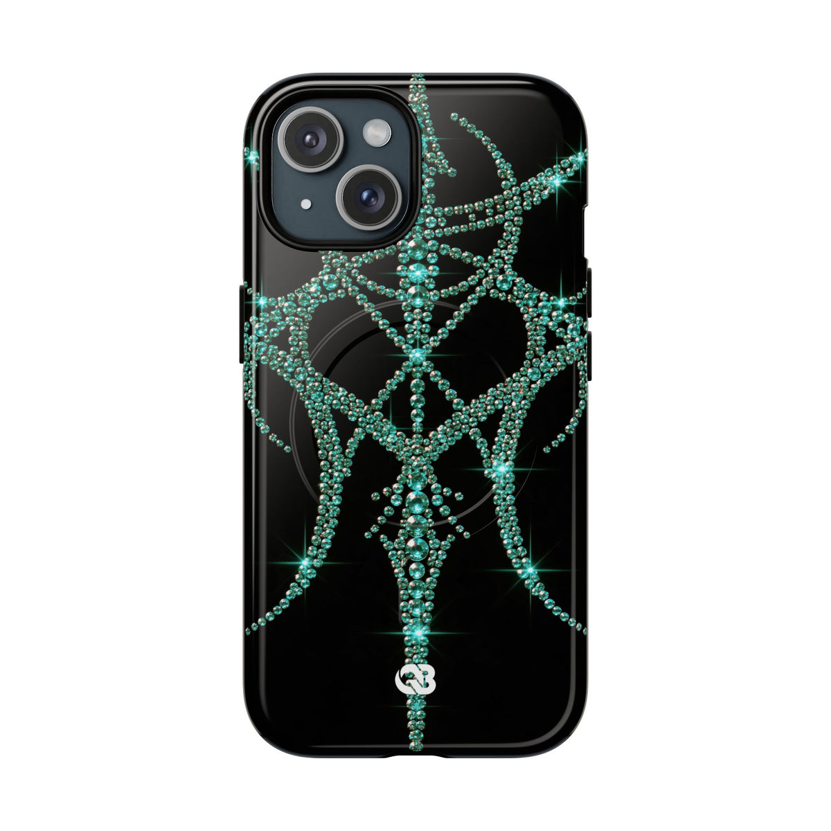 Teal Cyber Sigil · Tough 2.0 Magnetic Phone Case for iPhone · Teal