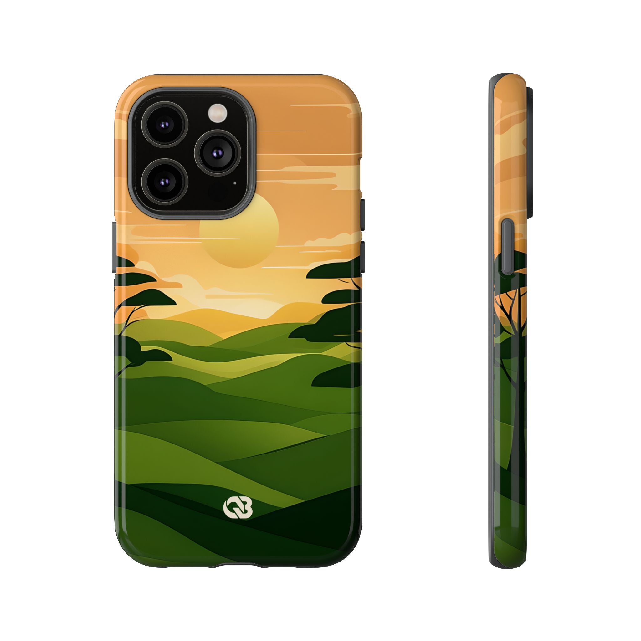 Verdant Horizon Sun · Tough Phone Case for iPhone