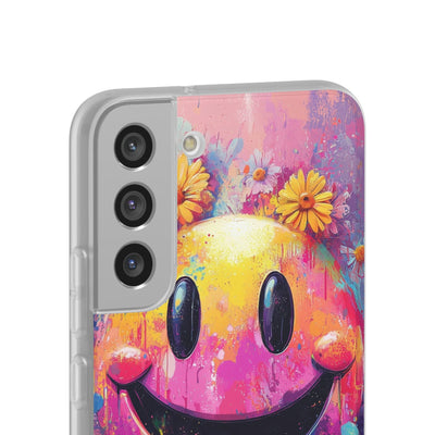 Vivid Grin Graffiti · Soft Phone Case for Samsung