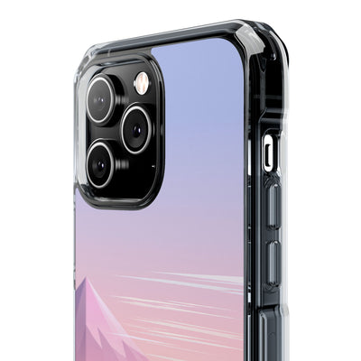 Purple Impact MagSafe Phone Case for iPhone - Lavender Alpine Dawn