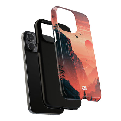 Orange Tough 2.0 Magsafe Phone Case for iPhone - Crimson Ridge Flight