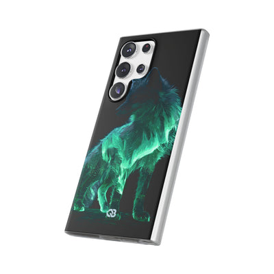 Nordic Aurora Fox · Lite Phone Case for Samsung · Teal