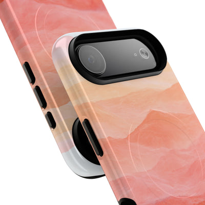 Alpenglow Ridge Vista · Tough 2.0 Magnetic Phone Case for iPhone · Orange