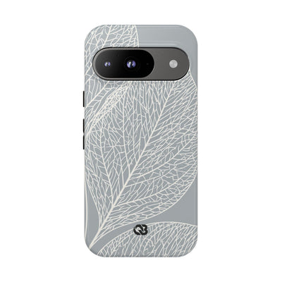 Minimal Leaf Skeleton · Tough Phone Case for Pixel ·  Grey