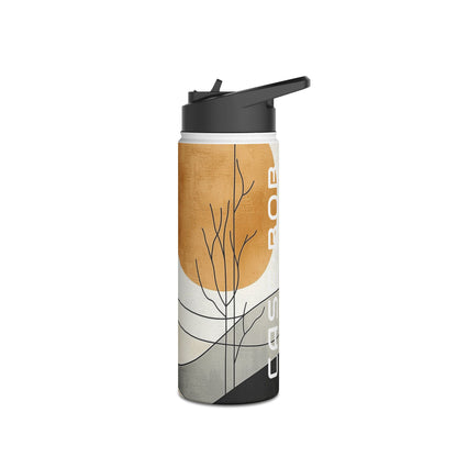 Orange Eclipse Trees - Stainless Steel Water Bottle