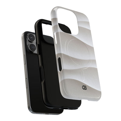 Sculpted Dune Relief · Tough 2.0 Magnetic Phone Case for iPhone · White