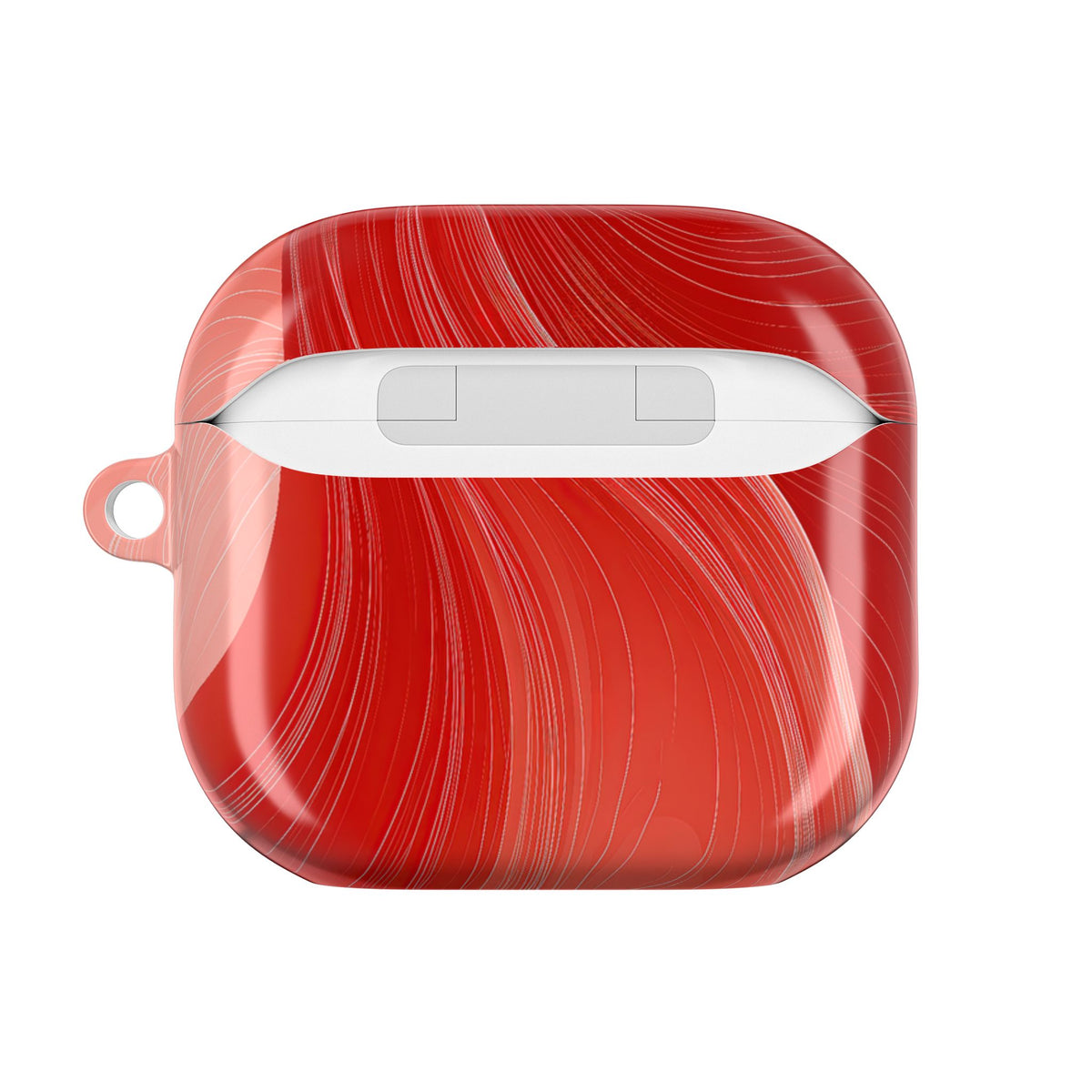 Crimson Dunes · Hard Case for AirPods & AirPods Pro · Red