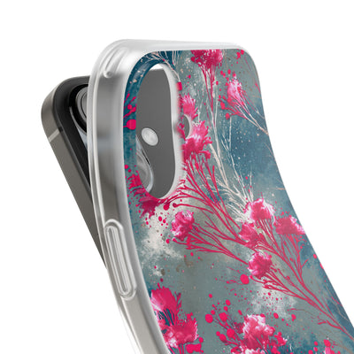 Cyber Blossom · Lite Phone Case for iPhone ·  Teal