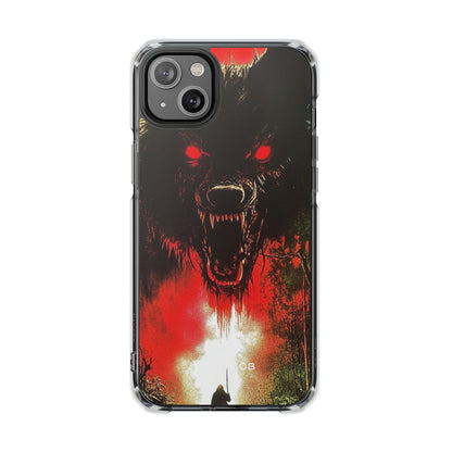 Crimson Wolf iPhone 14 Plus Case - Impact