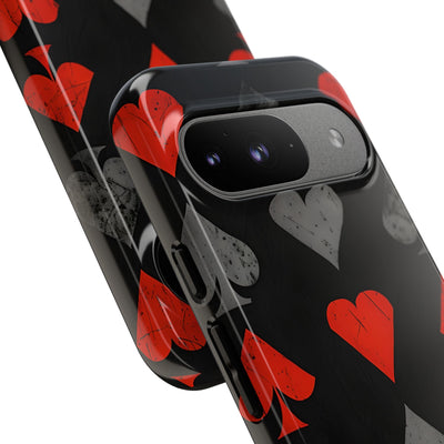 Crimson Ash Suits · Tough Handyhülle für Google Pixel