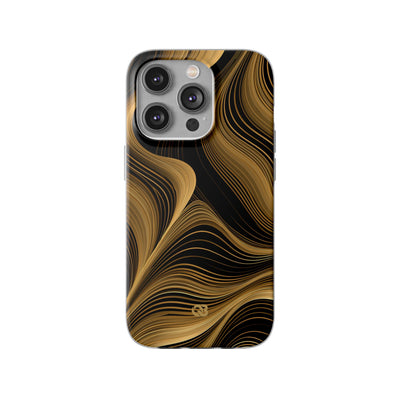 Gold Lite Phone Case for iPhone - Molten Copper Strands