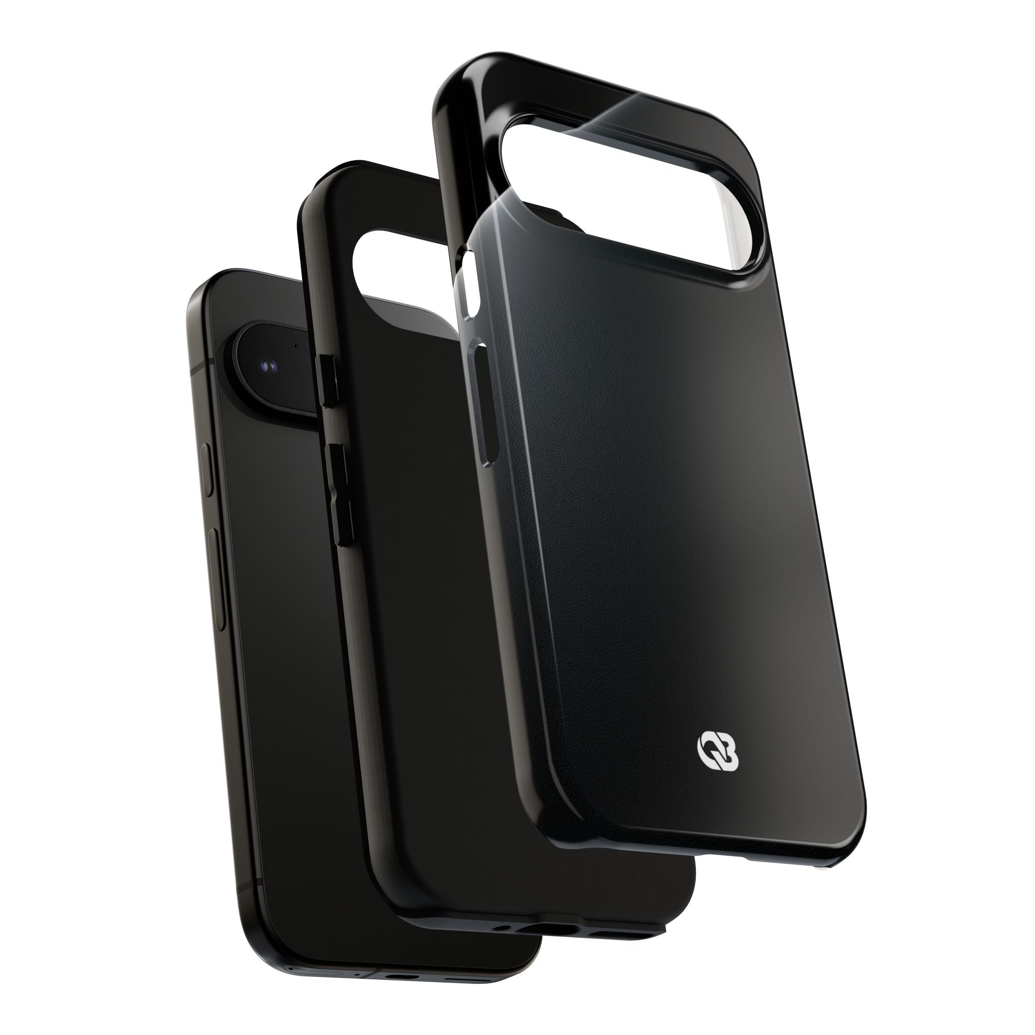 Black Tough Phone Case for Google Pixel - Obsidian Lunar Arch