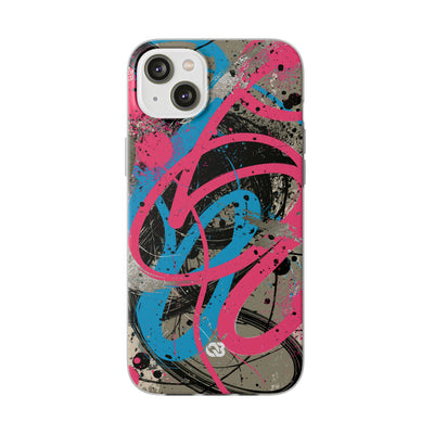 Cyber Splatter Flow · Lite Phone Case for iPhone ·  Pink