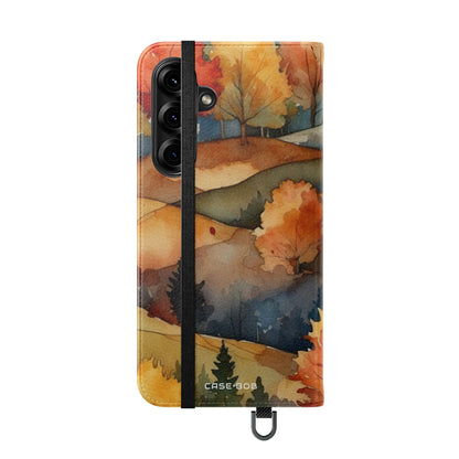 Syksyn katos - Samsung S25+ Case - lompakkotyyppinen