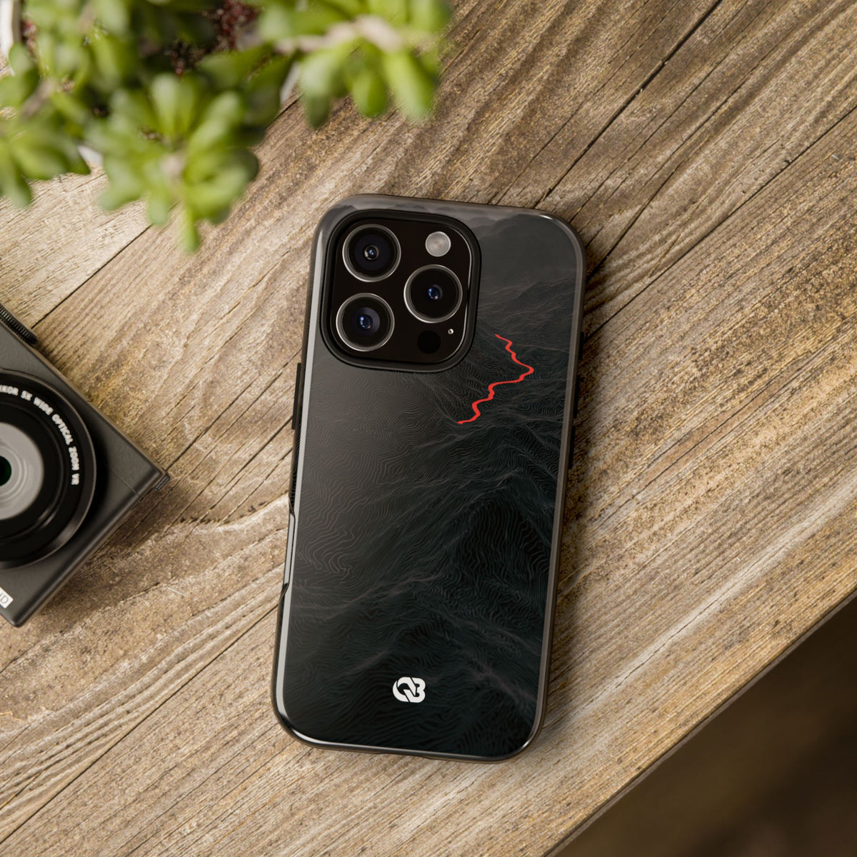Crimson Ridge Pass · Tough Phone Case for iPhone · Black