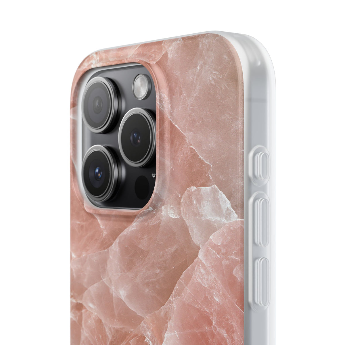 Rose Quartz Facet · Lite Phone Case for iPhone ·  Pink