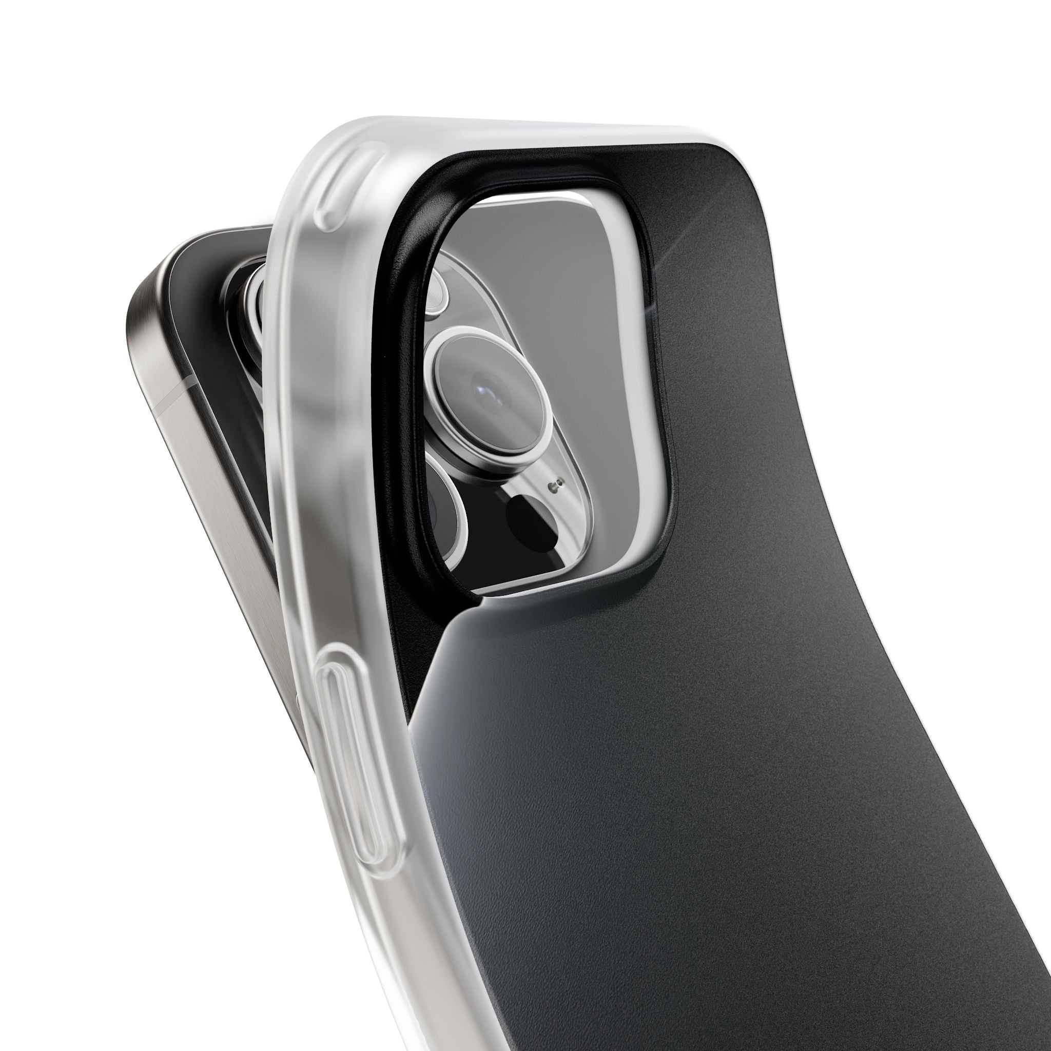 Black Lite Phone Case for iPhone - Obsidian Lunar Arch