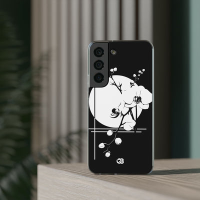 Black Lite Phone Case for Samsung - Lunar Orchid Grid