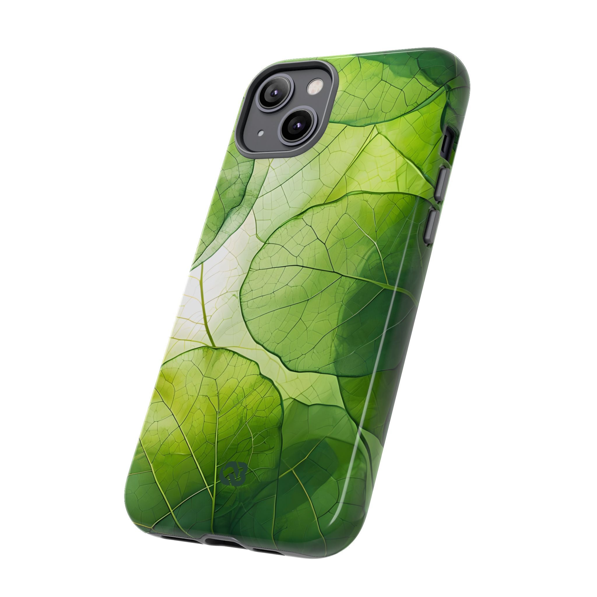 Emerald Leaf Veins · Tough Phone Case for iPhone