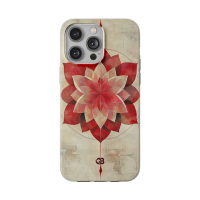 Crimson Petal Peak · Soft Phone Case for iPhone