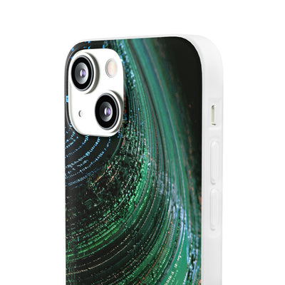 Orbital Data Stream · Lite Phone Case for iPhone ·  Green