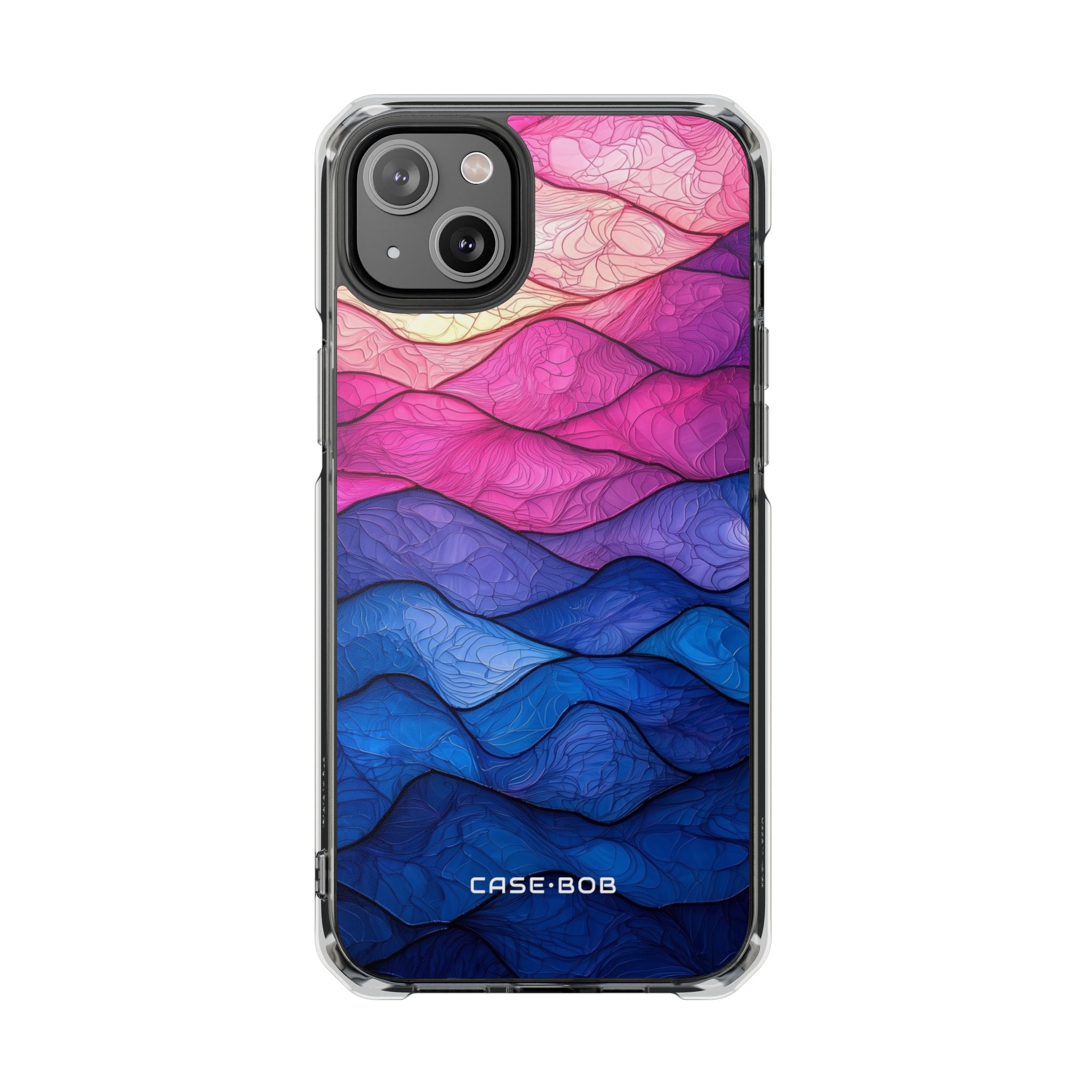 Wavy Vein Gradient iPhone 14 Plus Case - Impact