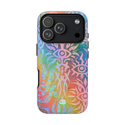 Chromatic Mystic Sigil · Tough Phone Case for iPhone · Blue