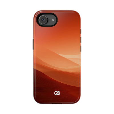 Terracotta Dune Ridges · Tough Phone Case for iPhone · Orange