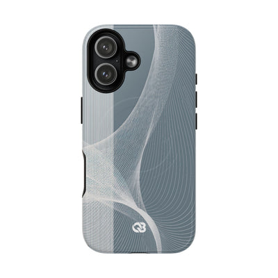 Slate Contour Drift · Tough 2.0 Magnetic Phone Case for iPhone · Grey